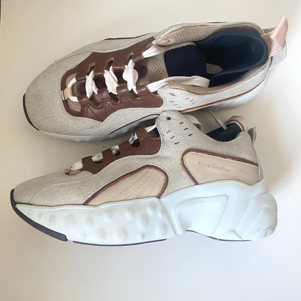 Acne Rockaway Sneakers Tan